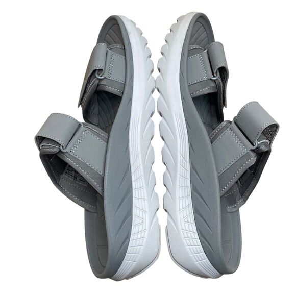 Vionic Renewal Women Sz 9 Grey  Adjustable Recovery Flip Flop Sandals (HF29) - Picture 6 of 7